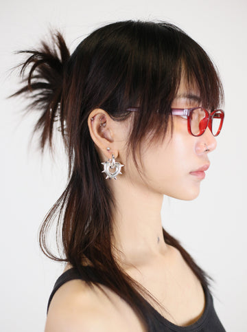 Touchmenot Silver Earrings