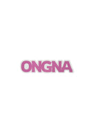 Pink 'ONGNA' STICKER on a white background