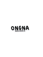 Black 'ONGNA' logo STICKER with website URL on a white background