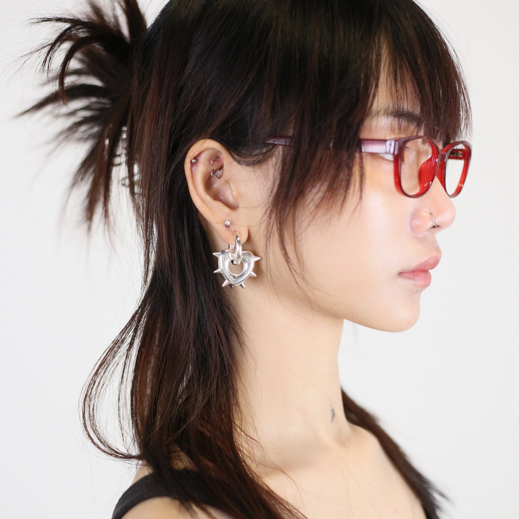 Touchmenot Silver Earrings