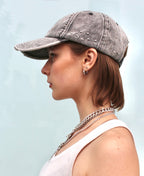 GREY DENIM CAP