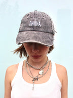 GREY DENIM CAP - ONGNA