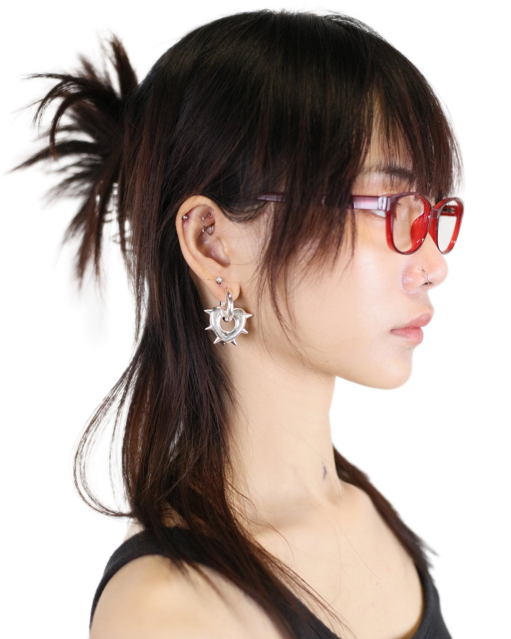 Touchmenot Silver Earrings - ONGNA